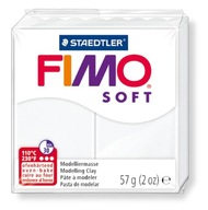 Modelovacia hmota FIMO mäkká 57g, biela - 0