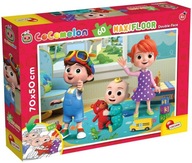PODLAHOVÉ PUZZLE COCOMELON S OBOJSTRANNÝM Omaľovánkam