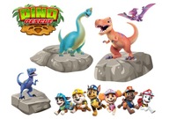 Potlač cukrovinkovej pasty na záchrannú tortu Paw Patrol dino Potlač cukrovinkovej pasty na záchrannú tortu Paw Patrol dino