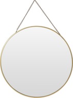 Nástenné zrkadlo Home Styling Collection, kruh, 29 cm