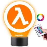Stolná lampa Led soška Game Half Life Alyx Váš nápis Plexido gravírovanie Stolná lampa Led soška Game Half Life Alyx Váš nápis Plexido gravírovanie