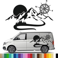 2x NÁLEPKA Grafika pre obytné auto HORSKÁ DOSKA VETRNÁ RUŽINA LES 70x44 2x NÁLEPKA Grafika pre obytné auto HORSKÁ DOSKA VETRNÁ RUŽINA LES 70x44