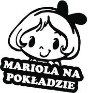 Samolepka MARIOLA V AUTE 18x15 farieb Samolepka MARIOLA V AUTE 18x15 farieb