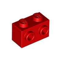 LEGO Brick 1x2 montáž 11211,6019155 Červená
