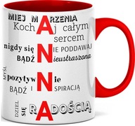 FOTO Hrnček s menom MENINY PRE ANNU, ANKU, INÉ MENO ANNA ZA 30,40,50 FOTO Hrnček s menom MENINY PRE ANNU, ANKU, INÉ MENO ANNA ZA 30,40,50