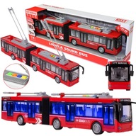MESTSKÝ BUS TROLEJBUS 44cm DRIVE LED ZVUKY MESTSKÝ BUS TROLEJBUS 44cm DRIVE LED ZVUKY