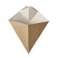 Papierové kornútky na hranolky a omáčku 23,5x19 cm 50 ks. Papierové kornútky na hranolky a omáčku 23,5x19 cm 50 ks.