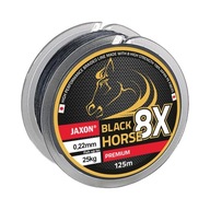 Jaxon Black Horse 8X Prémiový oplet 0,14mm 125m 15kg Jaxon Black Horse 8X Prémiový oplet 0,14mm 125m 15kg