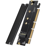 Adaptér, rozširujúca karta Ugreen PCIe 4.0 x16 pre jednotky M.2 NVMe M-Key Adaptér, rozširujúca karta Ugreen PCIe 4.0 x16 pre jednotky M.2 NVMe M-Key