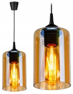 SKLENENÉ ZÁVISNÉ STROPNÉ LAMPA, LED LUSTRE SKLENENÉ ZÁVISNÉ STROPNÉ LAMPA, LED LUSTRE