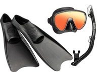 TUSA SERENE MIRROR MASK Plutvy na šnorchl 38-40 ČIERNA