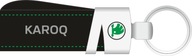 Kožená kľúčenka SKODA KAROQ Kožená kľúčenka SKODA KAROQ