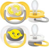 AVENT 2 ORTODONTICKÉ cumlíky SET SCF080/18 ULTRA AIR 6-18 UNISEX ŽL. AVENT 2 ORTODONTICKÉ cumlíky SET SCF080/18 ULTRA AIR 6-18 UNISEX ŽL.