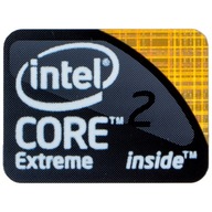 Nálepka Intel Core 2 Extreme 16 x 21 mm