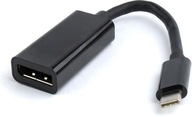 Adaptér USB-C 3.1 samec na zásuvku DisplayPort