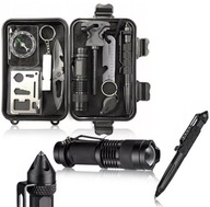 MULTITOOL SURVIVAL SADA MULTITOOL TORCH Nôž MULTITOOL SURVIVAL SADA MULTITOOL TORCH Nôž