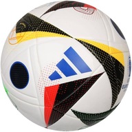 Futbalový futbal ADIDAS pre deti ľahký 290g Euro24 Junior Fussballliebe 4