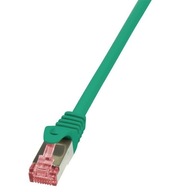 LogiLink CQ2065S CAT.6 S/FTP patch kábel 3m, zelený LogiLink CQ2065S CAT.6 S/FTP patch kábel 3m, zelený