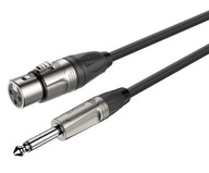 Roxtone DMXJ210L5 Jack kábel 6,3mm mono XLR 5m
