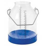 Modrá plastová dojička, 30 l, rukoväť 117 Modrá plastová dojička, 30 l, rukoväť 117
