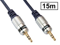 JACK 3,5/3P TRS kábel plug-to-plug VITALCO 15m