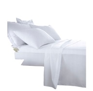 HOTELOVÉ POSTEĽNE, BIELE, 160x200 + 2x obliečky na vankúše, satén, POĽSKÝ VÝROBCA HOTELOVÉ POSTEĽNE, BIELE, 160x200 + 2x obliečky na vankúše, satén, POĽSKÝ VÝROBCA