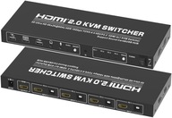 4x1 HDMI KVM prepínač 3D 4Kx2K@60Hz HDMI ADAPTÉR + USB REMOTE 4x1 HDMI KVM prepínač 3D 4Kx2K@60Hz HDMI ADAPTÉR + USB REMOTE
