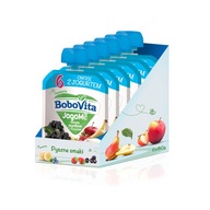 BoboVita Jogomi! bobule s banánom SET 6x80g BoboVita Jogomi! bobule s banánom SET 6x80g