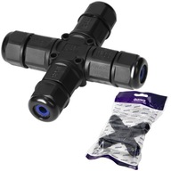KÁBLOVÝ SPOJ ŠTVRŤROČNÝ HERMETICKÝ KONEKTOR 3x4mm² KÁBLOVÝ SPOJ ŠTVRŤROČNÝ HERMETICKÝ KONEKTOR 3x4mm²