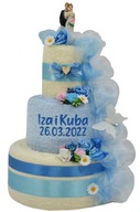 CAKE uteráky k výročiu svadby k narodeninám DARČEK CAKE uteráky k výročiu svadby k narodeninám DARČEK