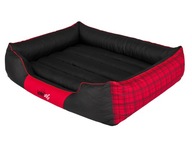 Hobbydog Posteľ, ohrádka pre psa Pohovka XL 85x65cm Prestige červená kockovaná Hobbydog Posteľ, ohrádka pre psa Pohovka XL 85x65cm Prestige červená kockovaná