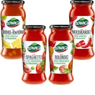 Łowicz omáčka na cestoviny SET 4 omáčok MIX 4x500g Łowicz omáčka na cestoviny SET 4 omáčok MIX 4x500g