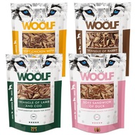 Pochúťka pre psa WOOLF Snacks TRIANGLES Mix 4x100g Pochúťka pre psa WOOLF Snacks TRIANGLES Mix 4x100g
