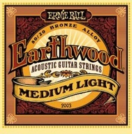 Ernie Ball EarthWood 2003 Bronz 12-54 - struny