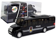 Policajný autobus čierny so zvukom