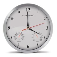 KLASICKÉ NÁSTENNÉ HODINY TEPLOTA VLHKOSŤ 3V1 KLASICKÉ NÁSTENNÉ HODINY TEPLOTA VLHKOSŤ 3V1