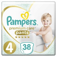Nohavičky Pampers premium care, r4, 38 plienky