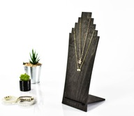 Organizér šperky náhrdelníky retiazky drevený stojan príslušenstvo darček