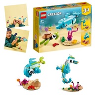 LEGO Creator 31128 zvieratká delfín a morská korytnačka