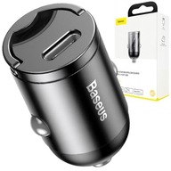 BASEUS VÝKONNÁ RÝCHLA NABÍJAČKA DO AUTO USB-C TYP-C PD 30W 3A QC 3.0 BASEUS VÝKONNÁ RÝCHLA NABÍJAČKA DO AUTO USB-C TYP-C PD 30W 3A QC 3.0