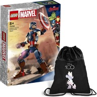 LEGO Marvel figúrka Kapitána Ameriky 76258 + batoh Disney 100 zadarmo