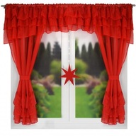 SET ZÁCLONA PRIPRAVENÁ VIANOČNÁ STUHA ŽABIE TUNNEL 400x160 STAR drapérie SET ZÁCLONA PRIPRAVENÁ VIANOČNÁ STUHA ŽABIE TUNNEL 400x160 STAR drapérie