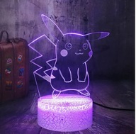 3D LED NOČNÁ LAMPA POKEMON GO PIKACHU ASH LAMPA 16 FARIEB K+ DIAĽK. 3D LED NOČNÁ LAMPA POKEMON GO PIKACHU ASH LAMPA 16 FARIEB K+ DIAĽK.