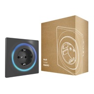 FIBARO Walli Outlet (Schuko) Z-wave čierna FIBARO Walli Outlet (Schuko) Z-wave čierna