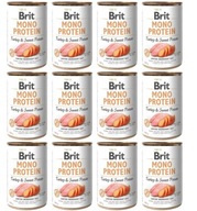 BRIT MONO PROTEIN TURECKO & SLADKÉ ZEMIAKY 400 g - 12 ks BRIT MONO PROTEIN TURECKO & SLADKÉ ZEMIAKY 400 g - 12 ks