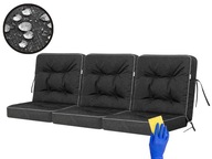 Vankúše na hojdačku, záhradnú lavicu 150 cm 3 ks.