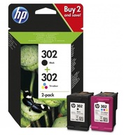 SÚPRAVA ATRAMENTOV HP 302 ČIERNA + FARBA - ORIGINÁL SÚPRAVA ATRAMENTOV HP 302 ČIERNA + FARBA - ORIGINÁL
