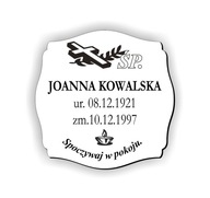 Náhrobná doska 40x40 cm + PÁSKA Náhrobná doska 40x40 cm + PÁSKA