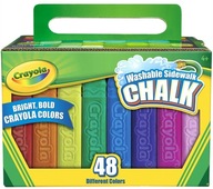 Chodníková krieda 48 farieb umývateľná Crayola