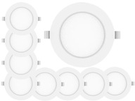 9x zapustený LED panel 6W SLIM držiak lampy pre závesný strop pre M-System 9x zapustený LED panel 6W SLIM držiak lampy pre závesný strop pre M-System